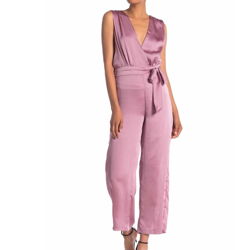 One One Six v-neck lace jumpsuit